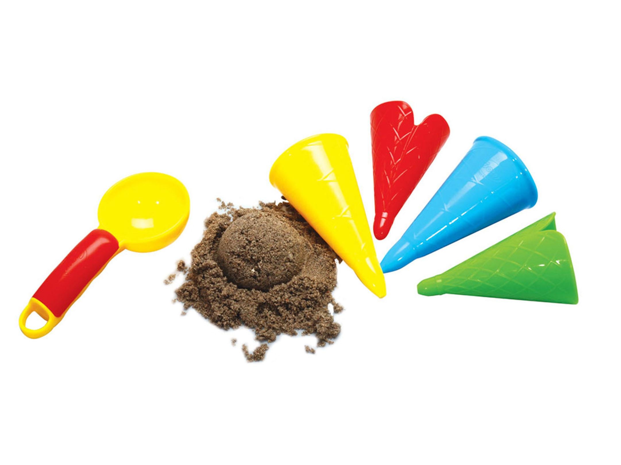 Sand Beach Outdoor Gowi Toys Children/'s Sandmould Vehicles Pack of 2